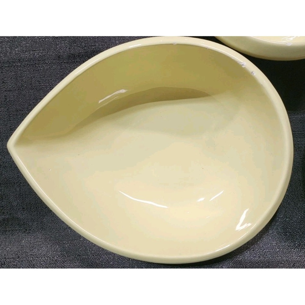 Hotel Charter Club Spa Yellow Teardrop Serving Bowls Set of 3 Made In Italy - Picture 4 of 10
